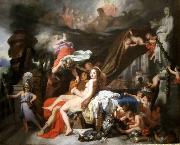 Gerard de Lairesse Hermes Ordering Calypso to Release Odysseus oil on canvas